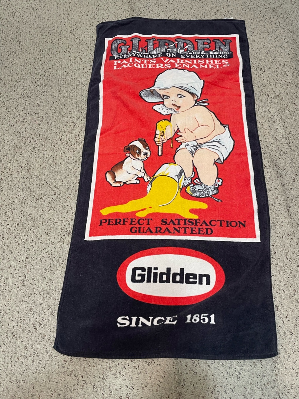 Vintage Glidden Beach Towel
